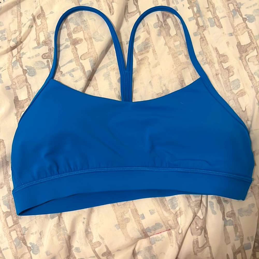 Lululemon sports bra; size 8, royal blue
